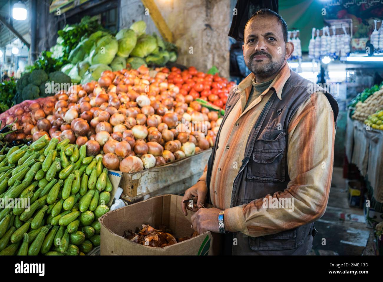 Jordan Market Sign Street market in Amman, Jordan, Asia Stock Photo - Alamy