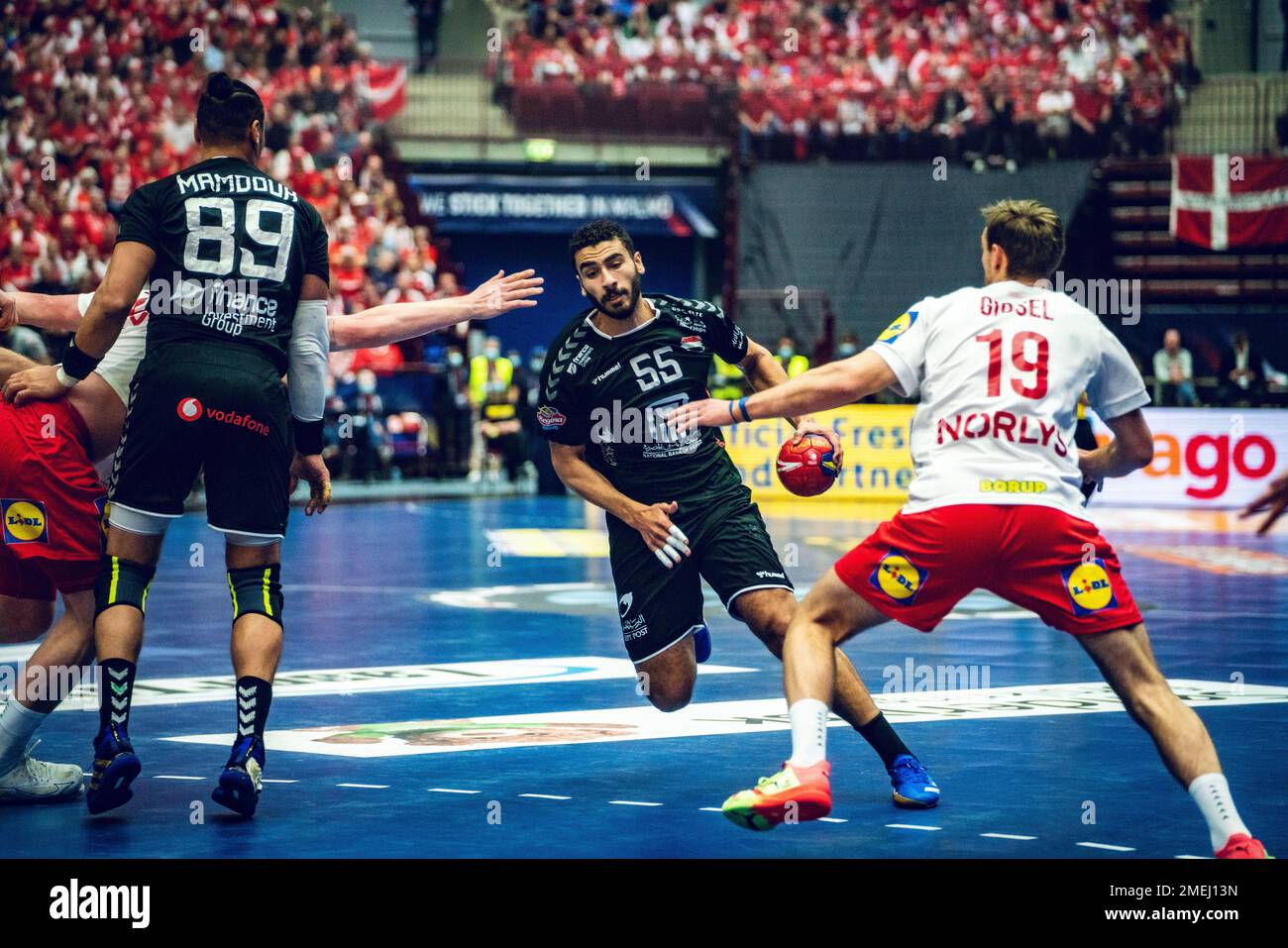 Malmo, Sweden. 23rd Jan, 2023. Mohsen Mahmoud (55) of Egypt seen during