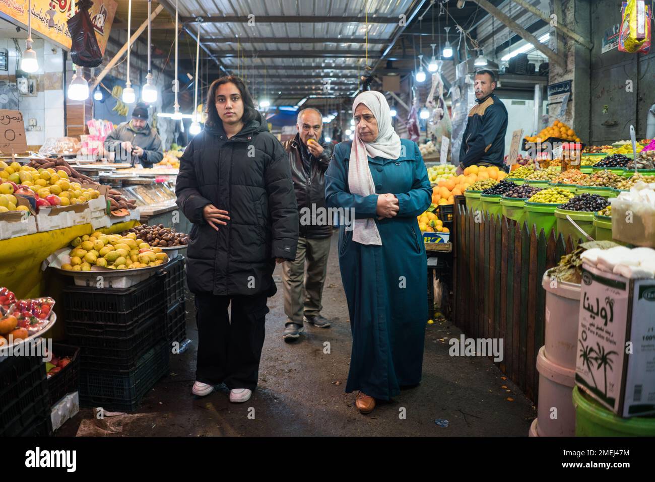 Jordan Market Sign Street market in Amman, Jordan, Asia Stock Photo - Alamy