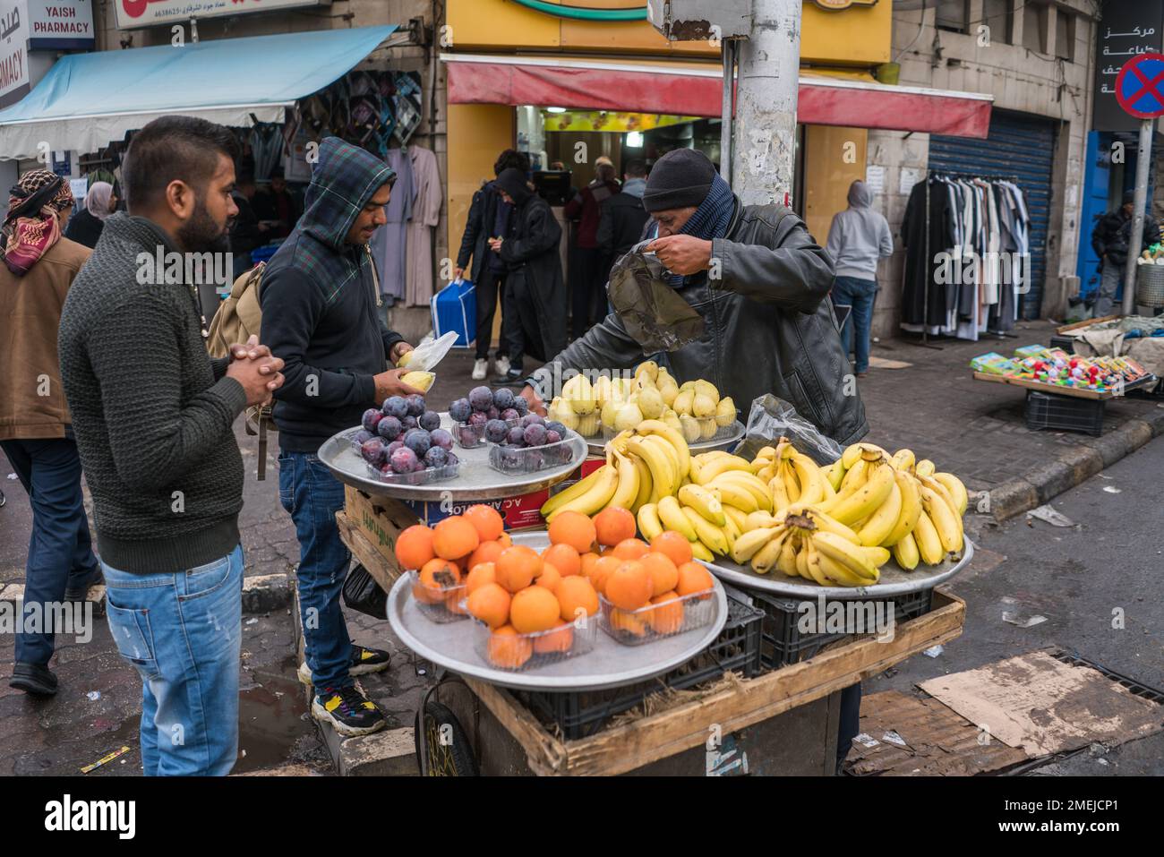 Jordan Market Sign Street market in Amman, Jordan, Asia Stock Photo - Alamy