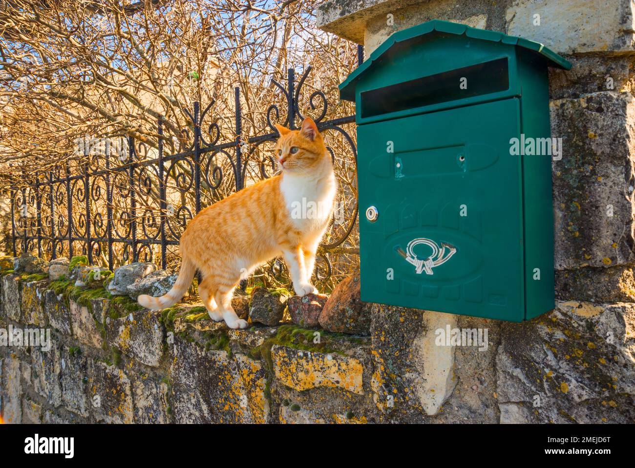 Orange postbox hires stock photography and images Alamy