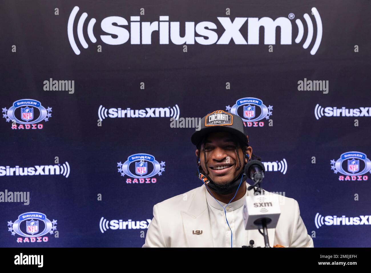 IMAGE DISTRIBUTED FOR SIRIUSXM Cincinnati Bengals first round pick Ja