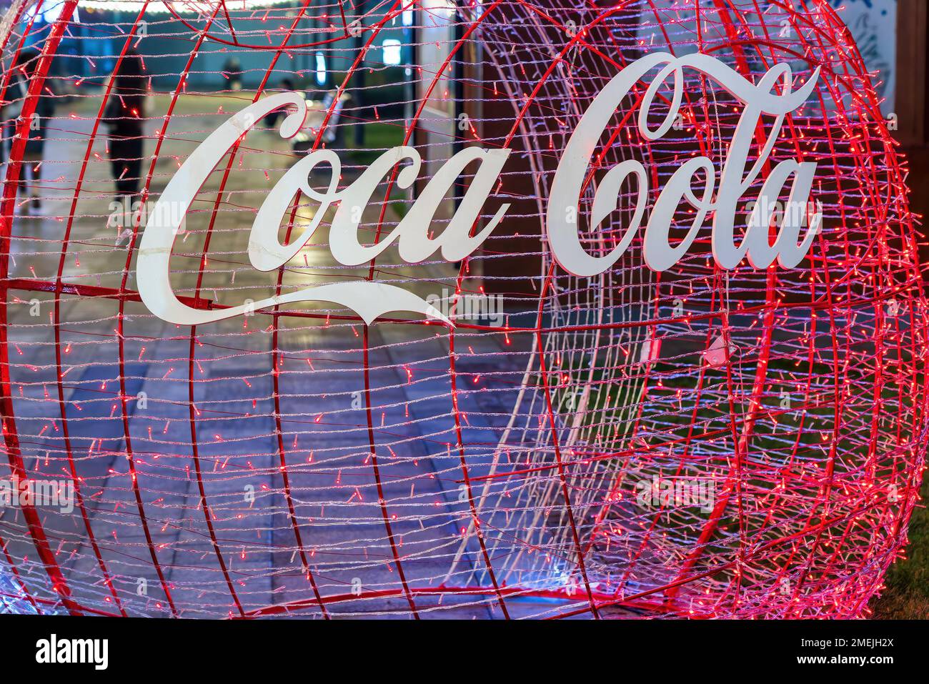Coca cola christmas label hi-res stock photography and images - Alamy