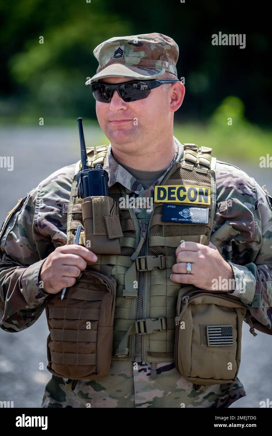 Members of the West Virginia National Guard CBRN Enhanced Response