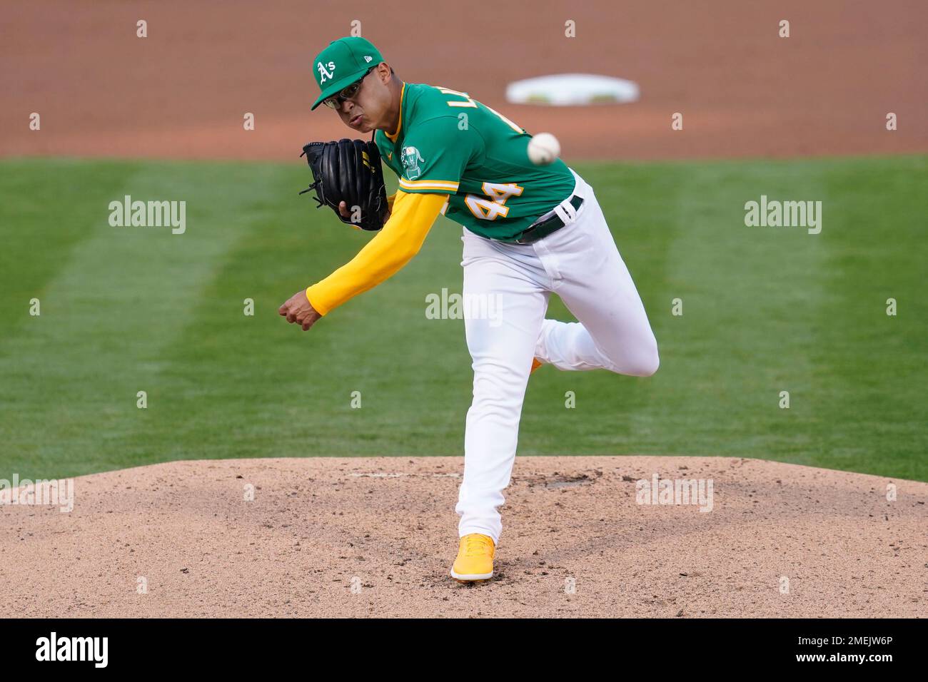 Oakland Athletics pitcher Jesus Luzardo against the Minnesota Twins