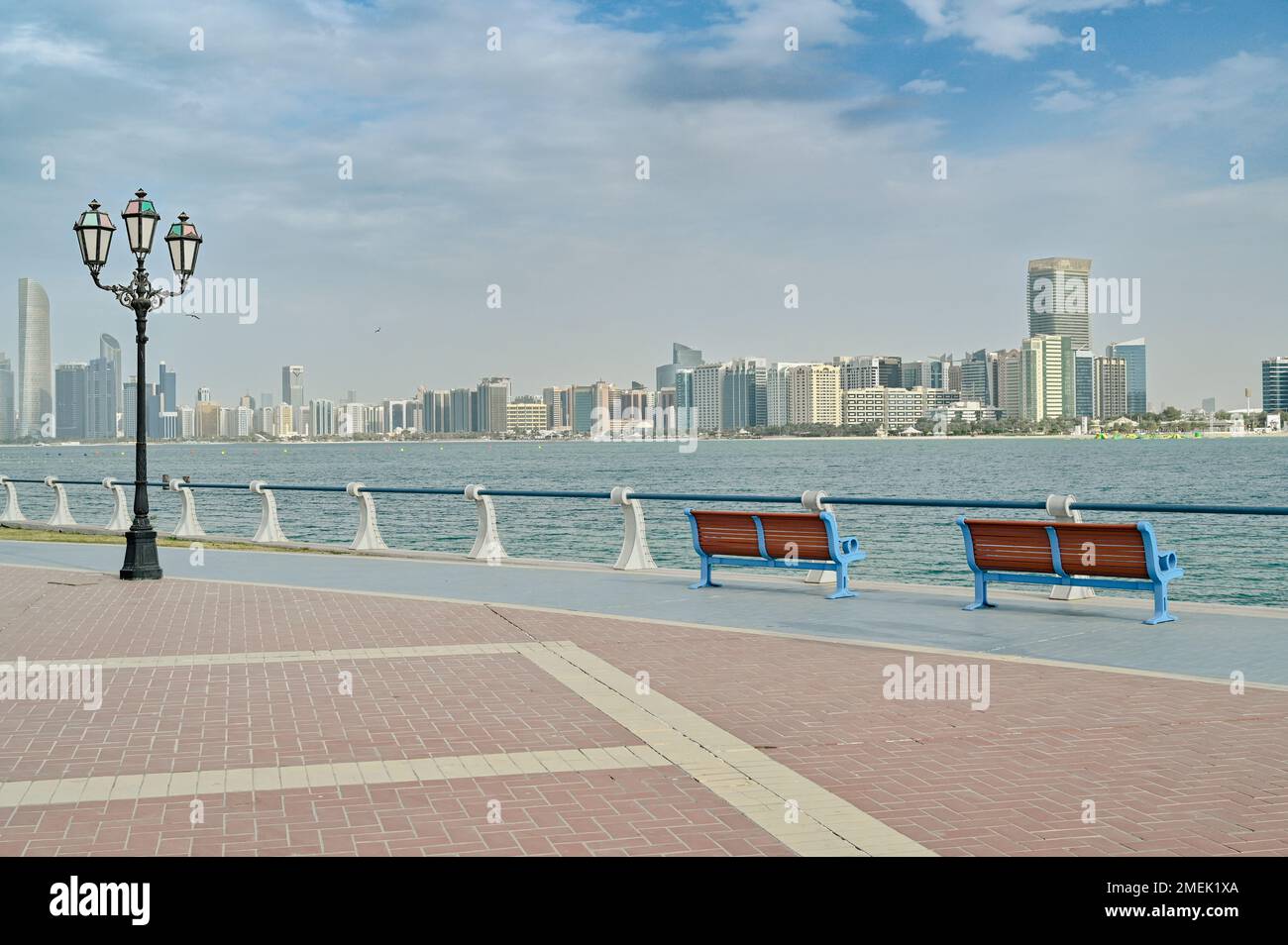 Abu Dhabi Marina,  Uae Stock Photo