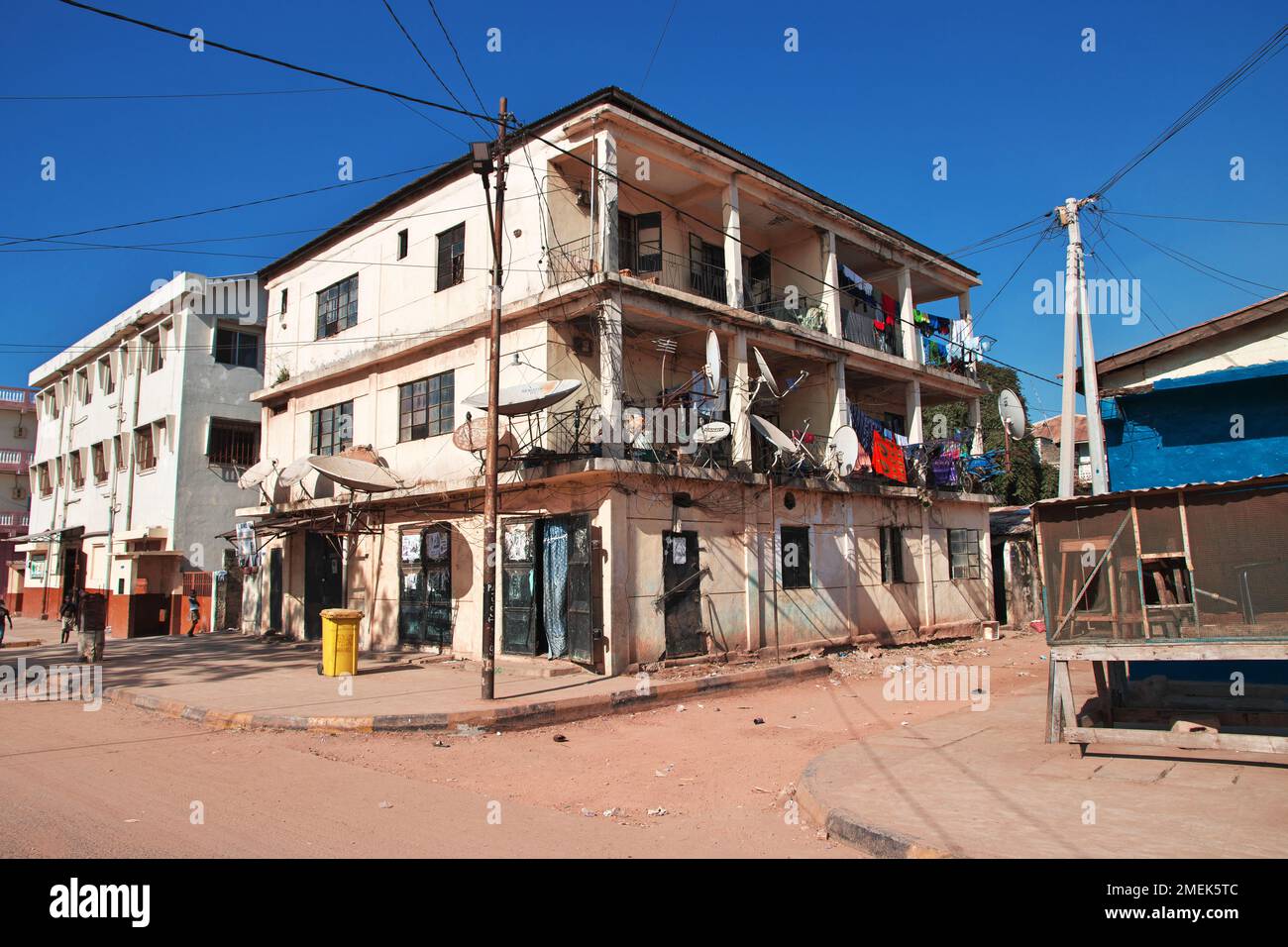 Vintage house in Banjul, Gambia, West Africa Stock Photo Alamy