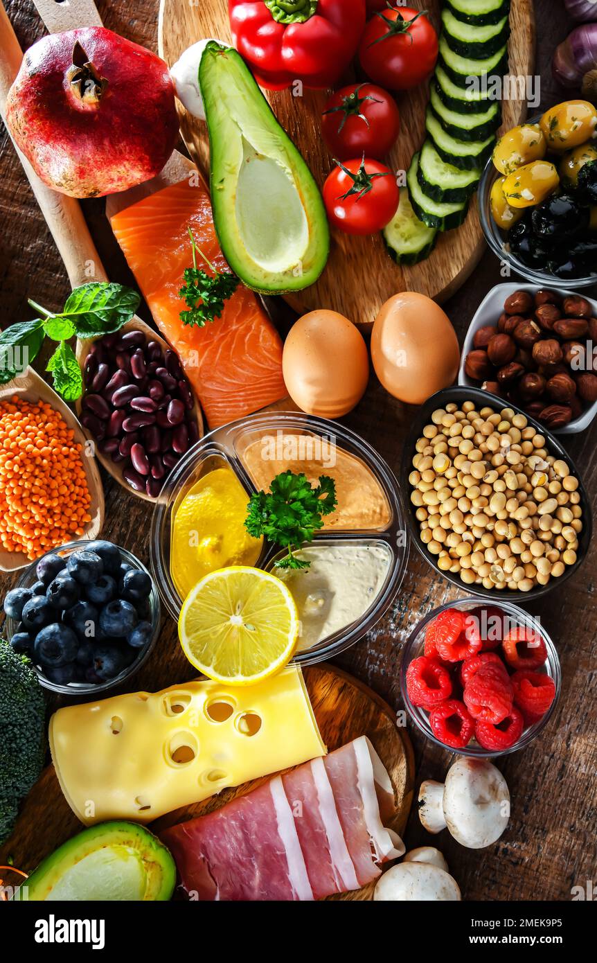 Ingredients of healthy diet that maintains or improves overall health ...