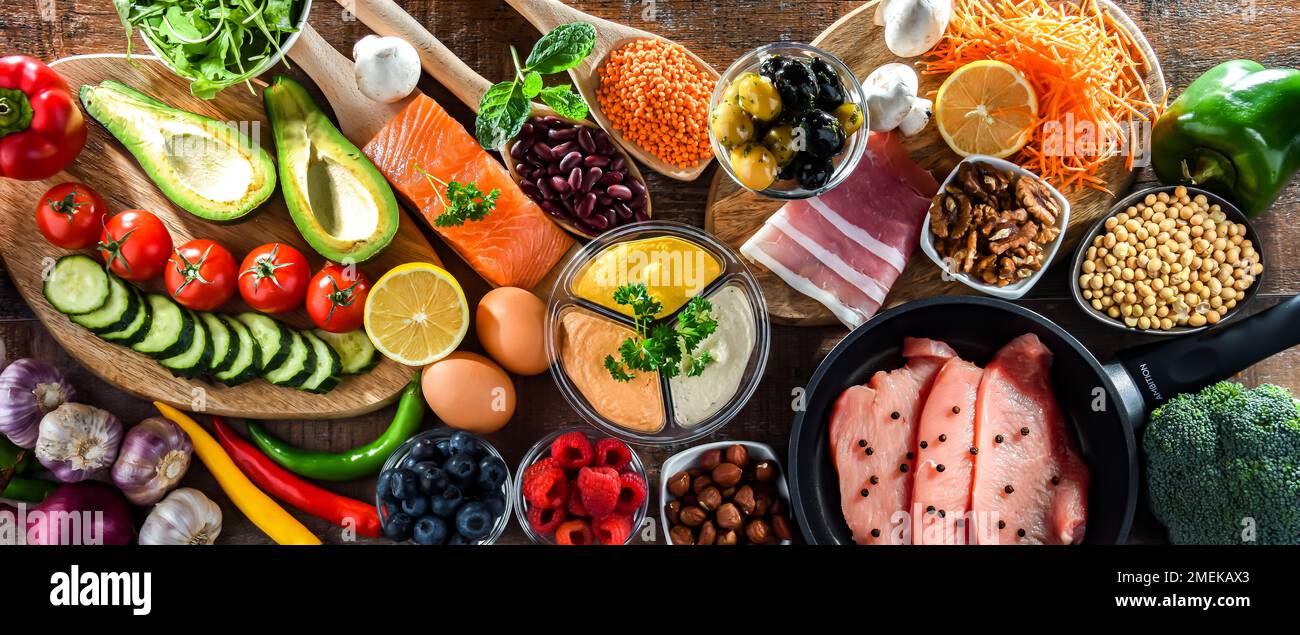 Ingredients of healthy diet that maintains or improves overall health ...