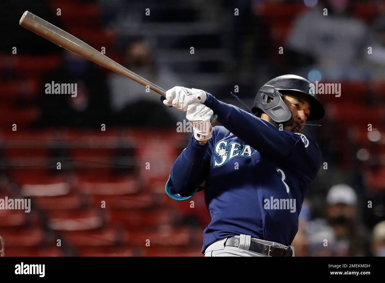 Seattle Mariners' J.P. Crawford looks on during batting practice before a  baseball game against the Washington Nationals, Tuesday, July 12, 2022, in  Washington. (AP Photo/Nick Wass Stock Photo - Alamy