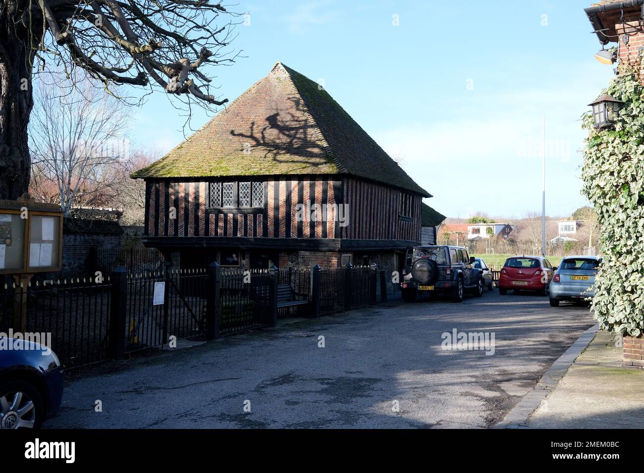 former town hall in fordwich town,east kent,uk january 2023 Stock Photo
