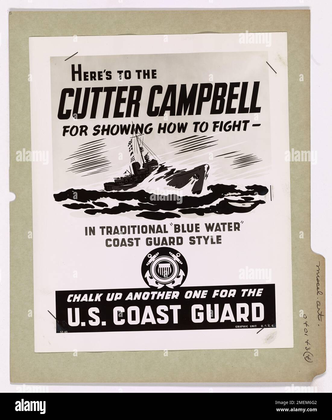 Here's to the Cutter Campbell. This image depicts a flyer about the