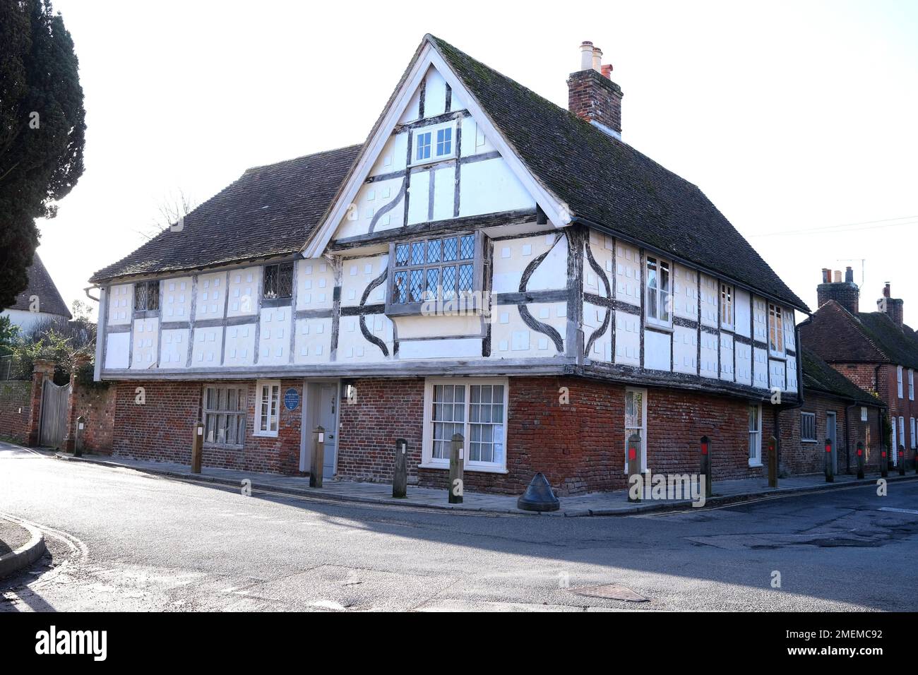 former residence of artist alfred palmer,fordwich town,east kent,uk january 2023 Stock Photo