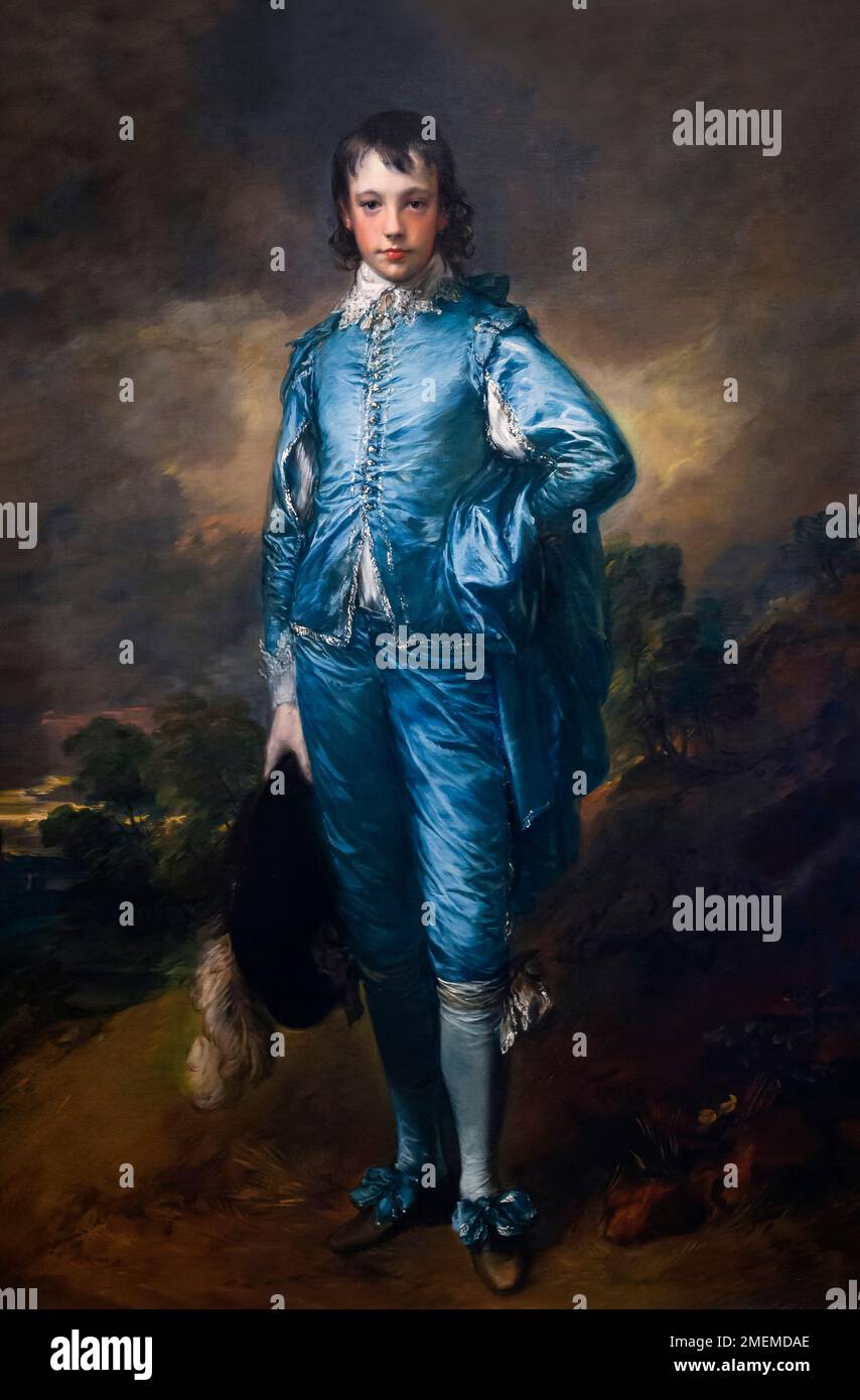 The Blue Boy, Thomas Gainsborough, 1770, Stock Photo