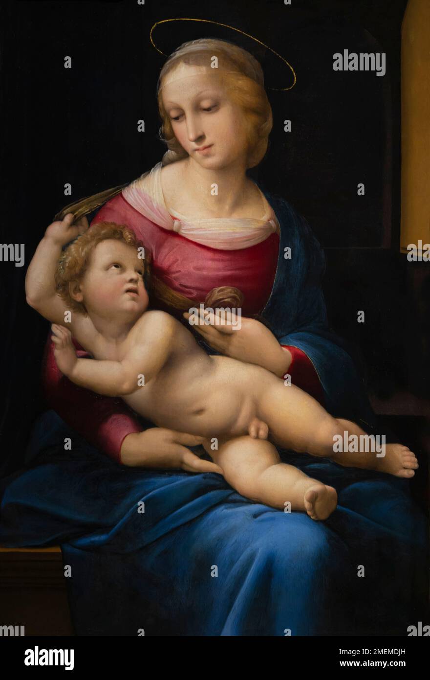 The Virgin and Child, The Bridgewater Madonna, Raphael, circa 1507-1508, Scottish National Gallery,  Edinburgh, Scotland, Stock Photo