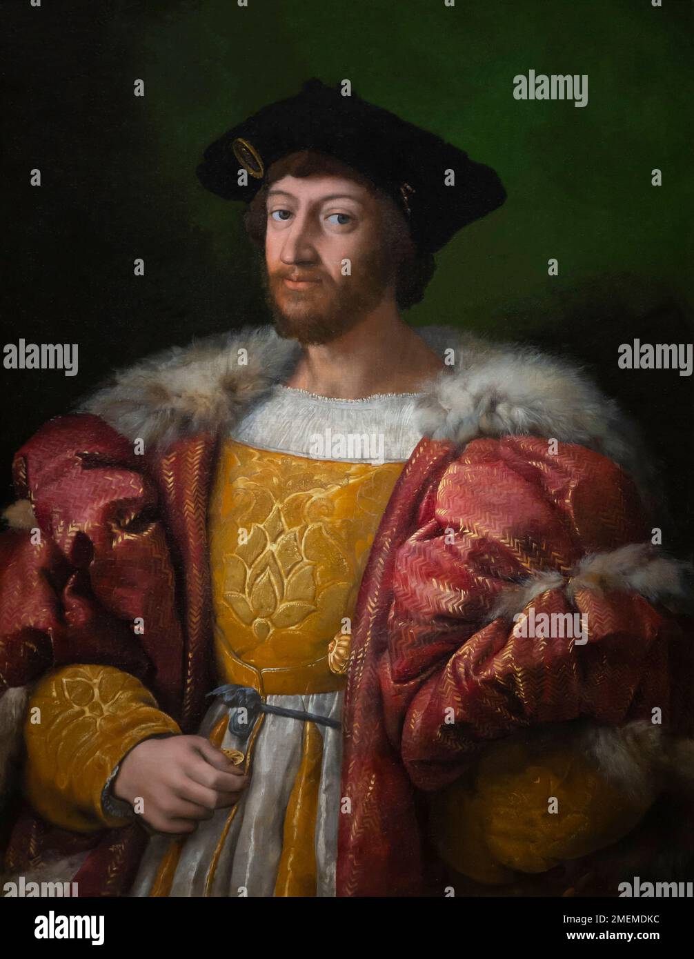 Lorenzo de Medici, Duke of Urbino, Raphael, 1518, Stock Photo