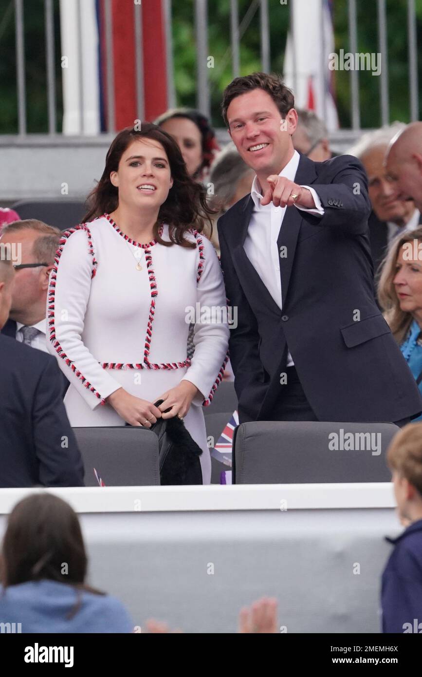 File photo dated 04/06/22 of Princess Eugenie and Jack Brooksbank in