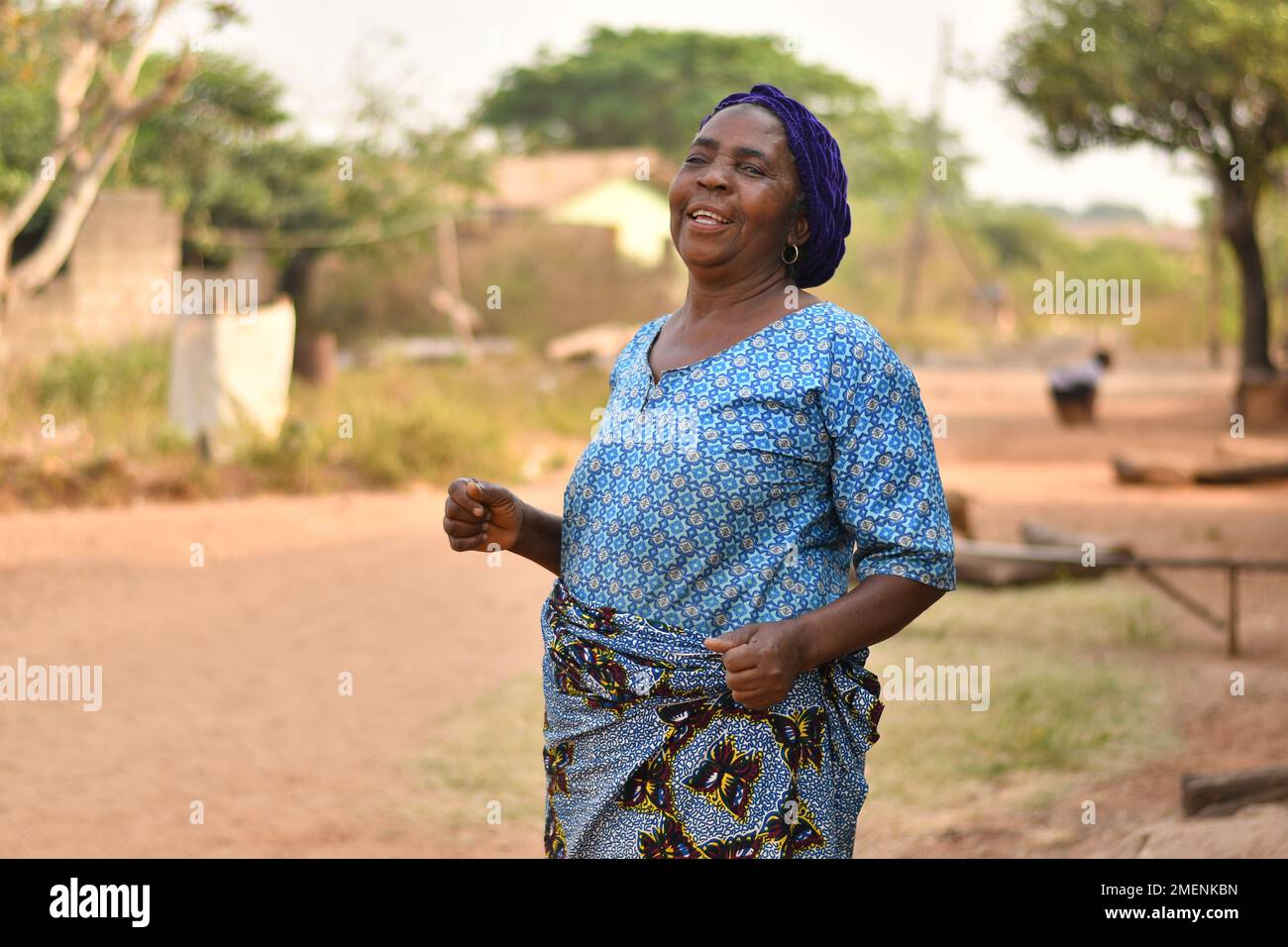 Portrait happy senior african hi-res stock photography and images - Alamy