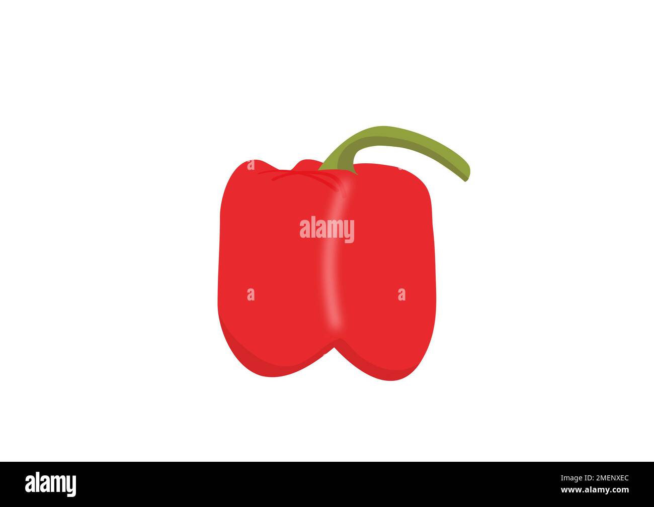 Illustration of a pepper Stock Photo