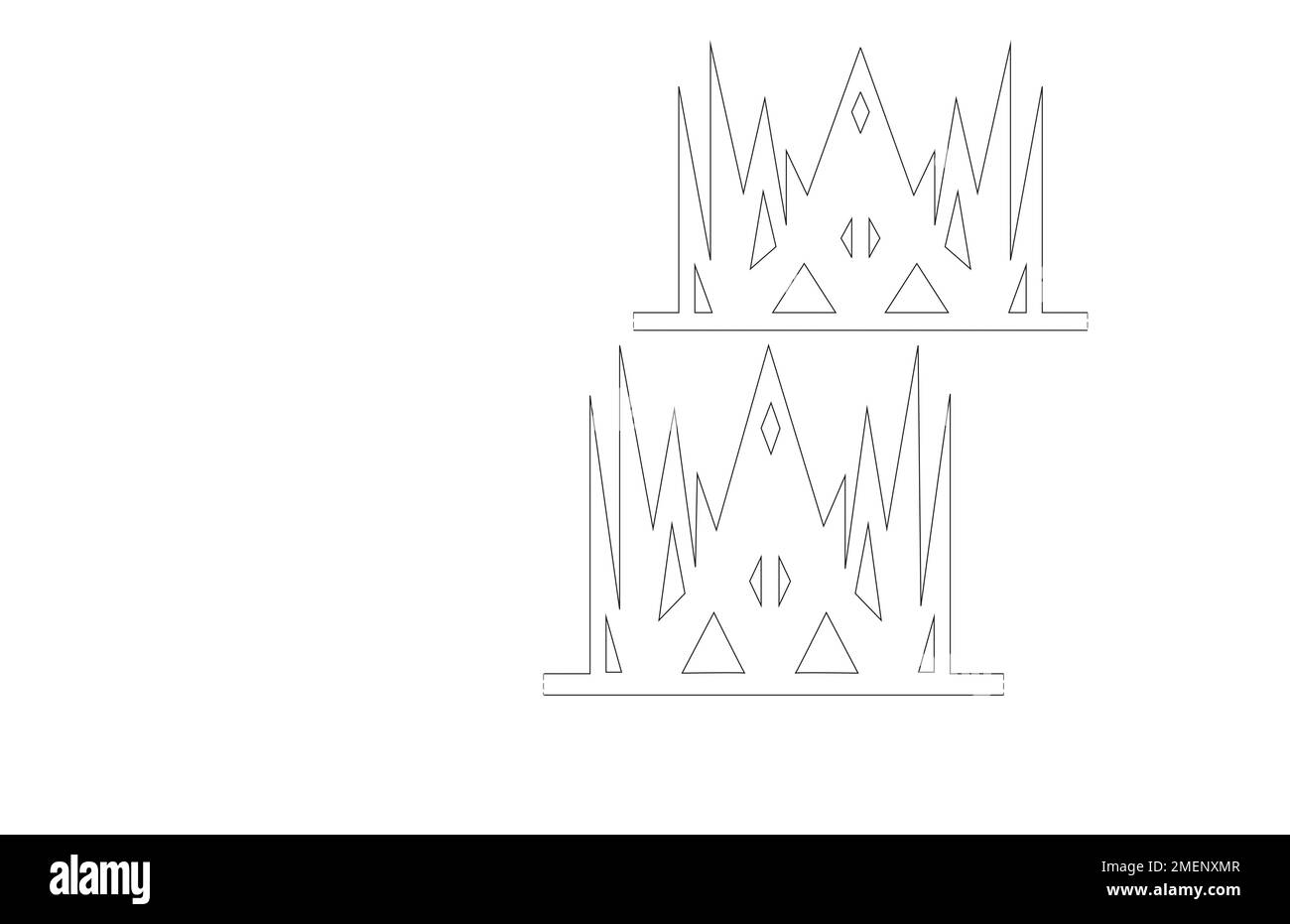 Papercraft Project templates Child #39 s Crown Stock Photo Alamy