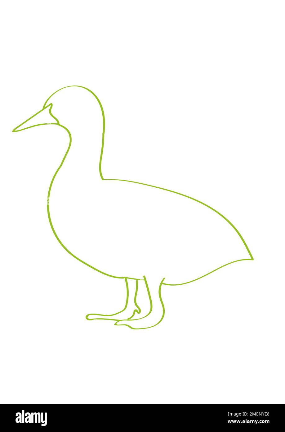 Duck outline Cut Out Stock Images & Pictures Alamy