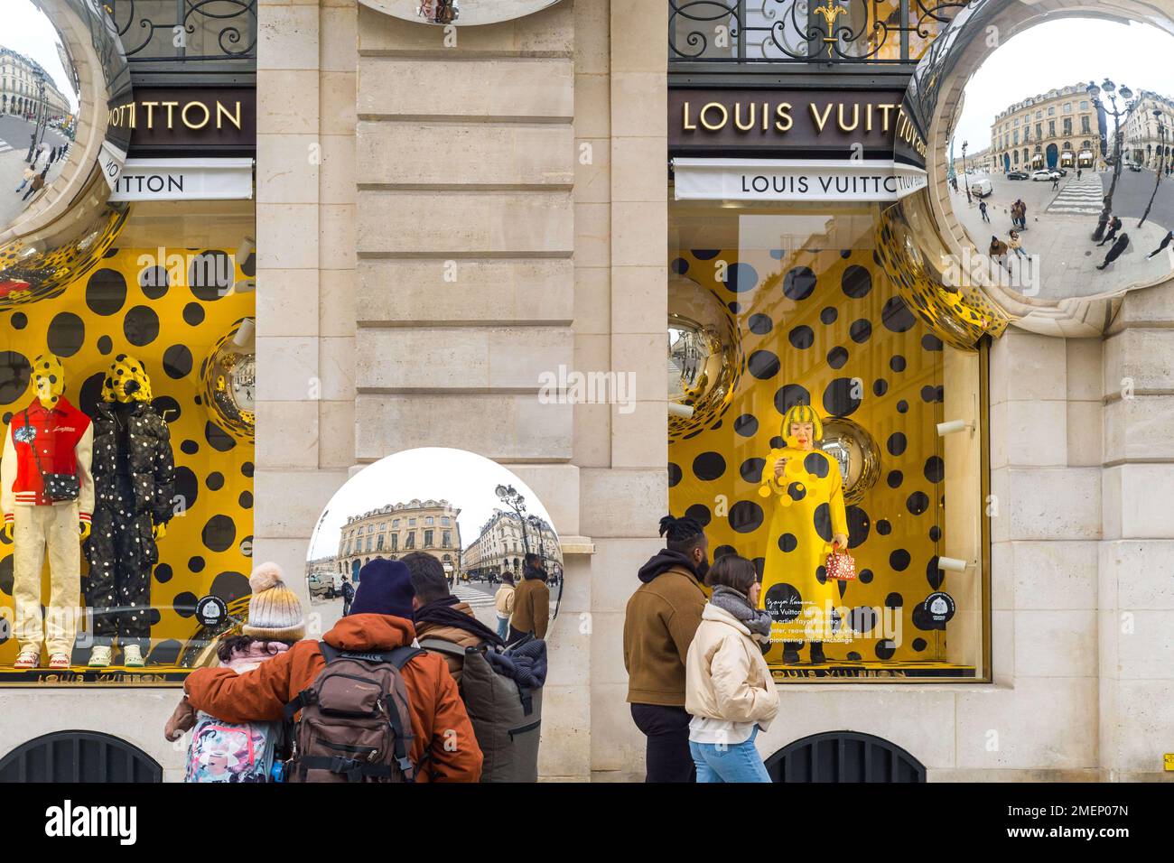 Tourists Outside Louis Vuitton Building Avenue Des Champsélysées Paris  France Stock Photo - Download Image Now - iStock