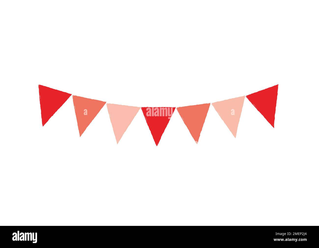 bunting red Stock Photo