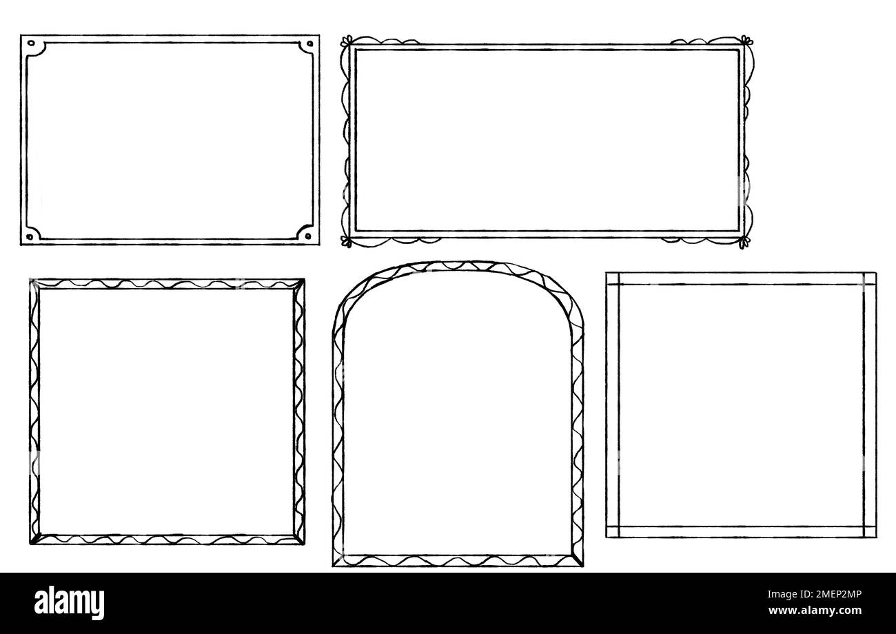 Drawing frame hi-res stock photography and images - Alamy