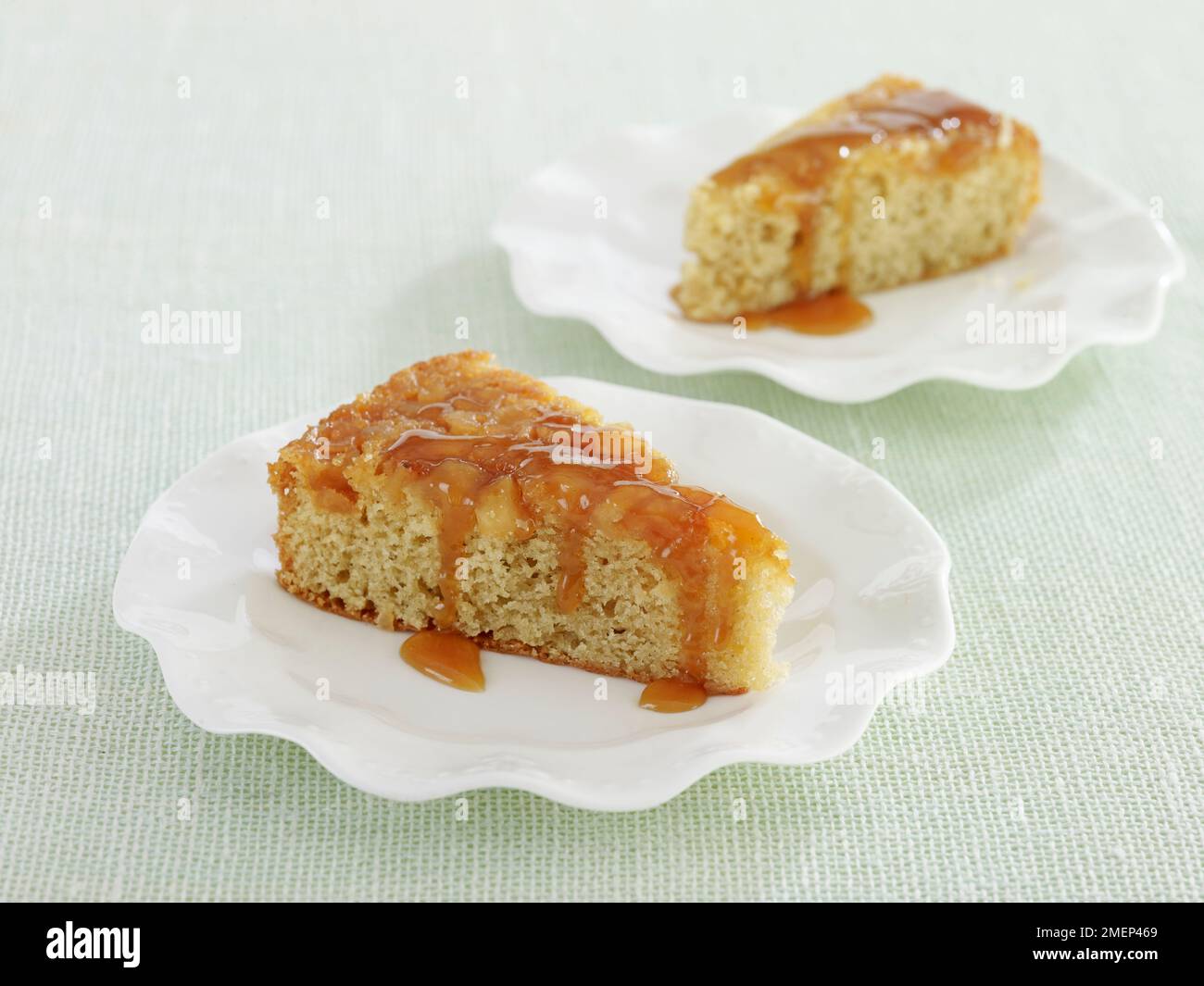 Toffee Apple Cake Stock Photo