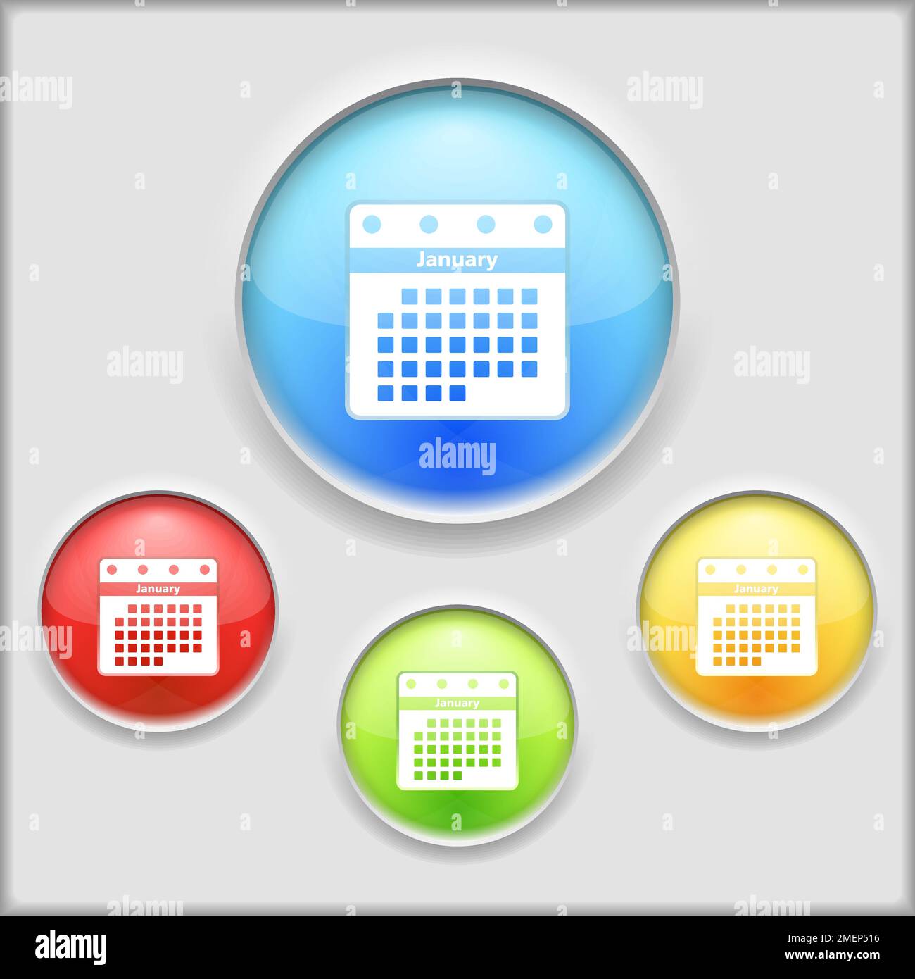 Abstract icon of a calendar, vector eps10 illustration Stock Vector ...