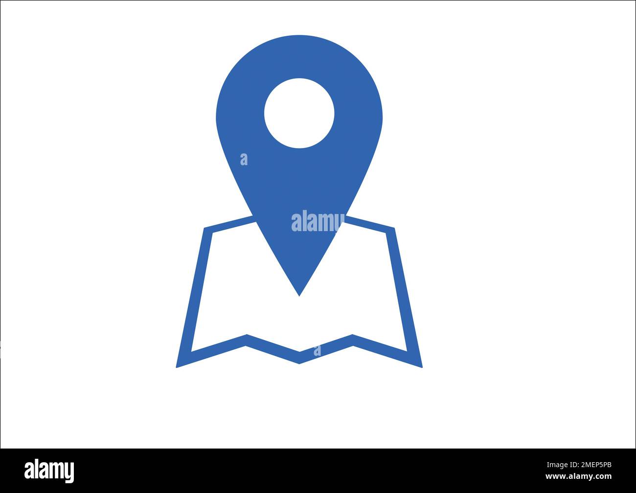 Location pin on a map Stock Photo Alamy