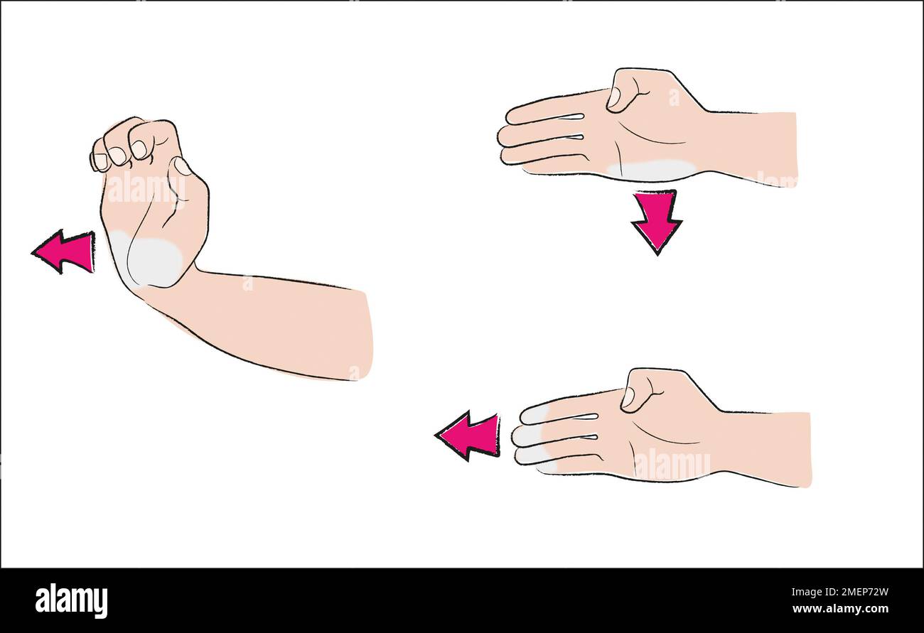 Karate hand moves Stock Photo Alamy