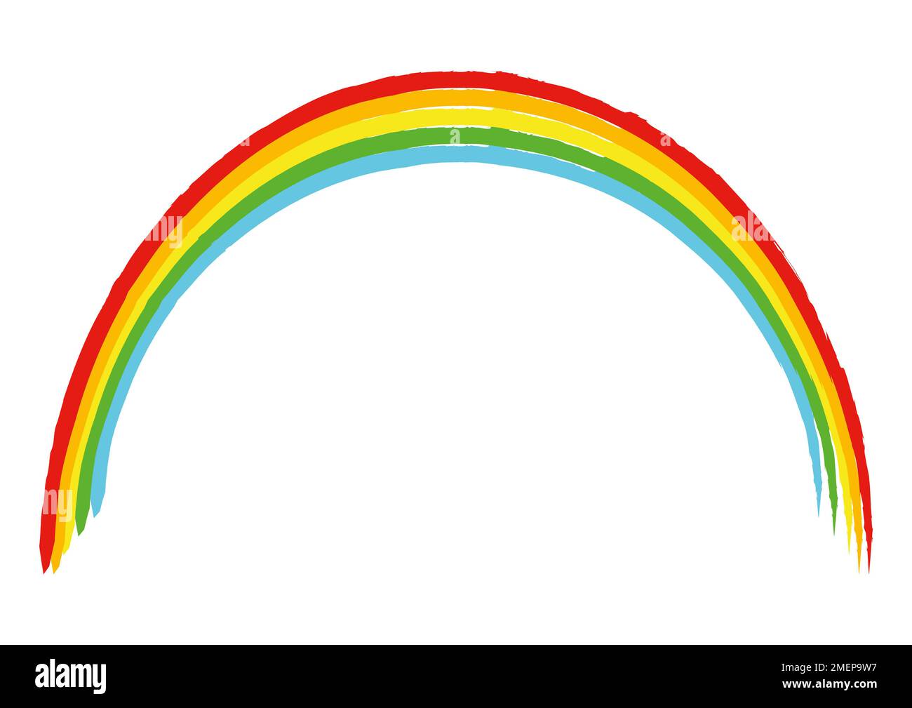 Illustration of a rainbow Stock Photo