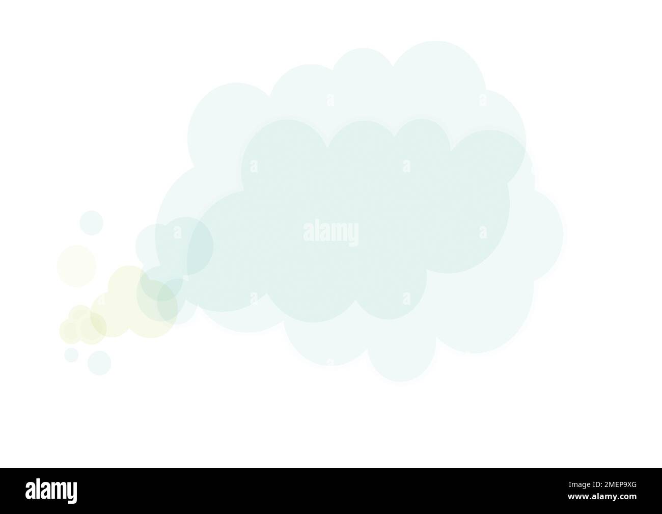 Illustration of a blue cloud Stock Photo Alamy