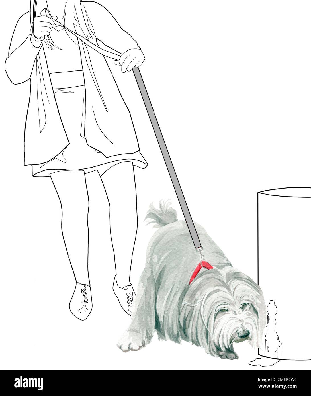 My dog sniffs everything Stock Photo Alamy