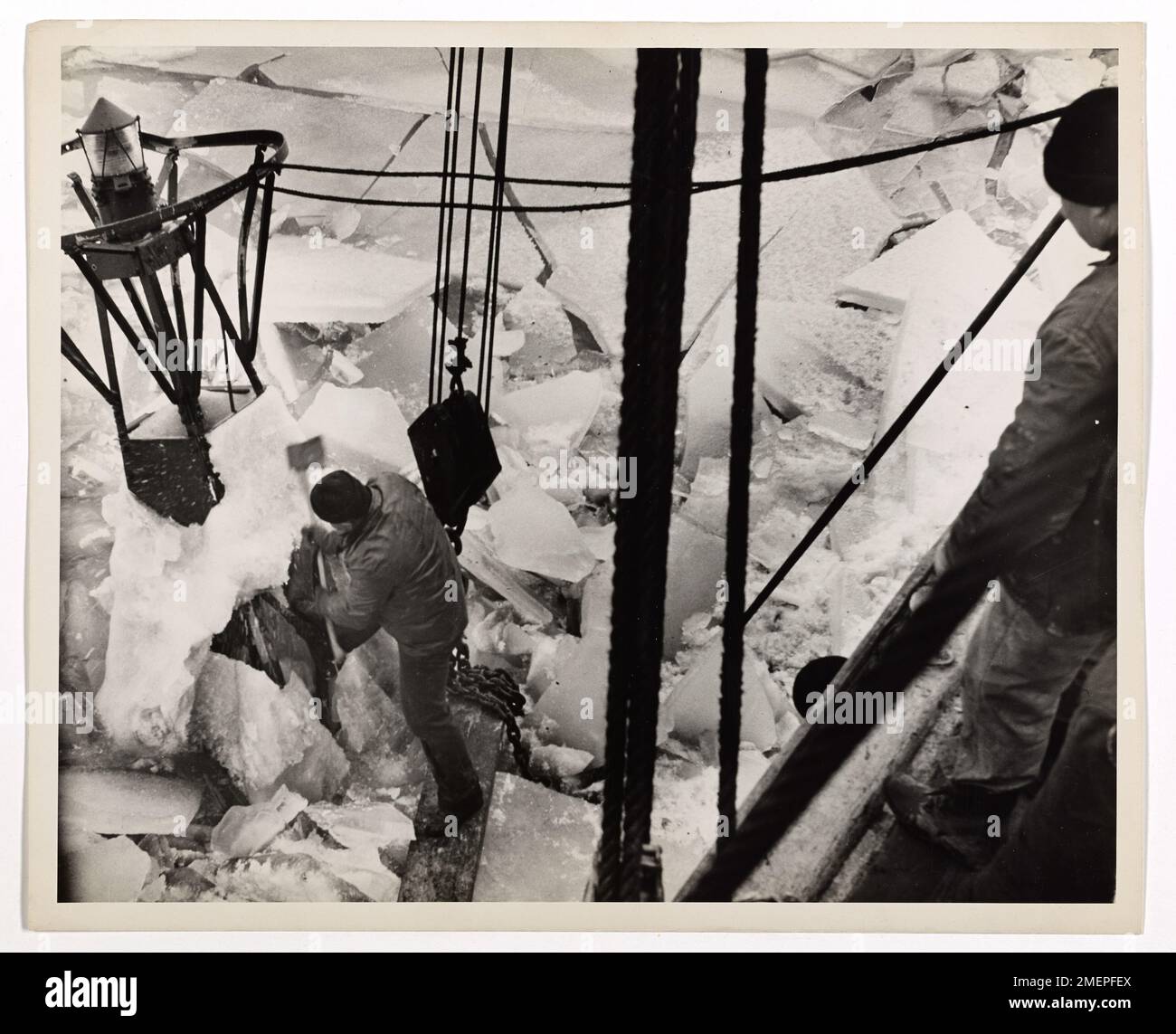 Coast Guard Has Tough Job. A cold and tough job is undertaken annually