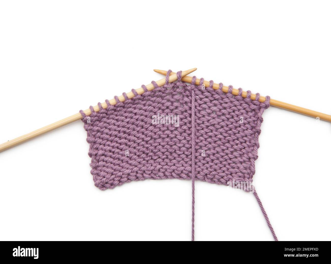 Slip, slip, purl knitting technique Stock Photo Alamy
