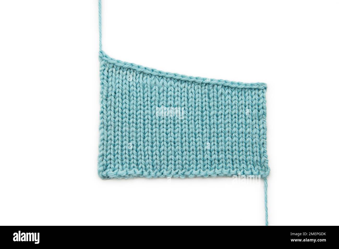 Shaping adapting a castoff shoulder to short row shaping knitting