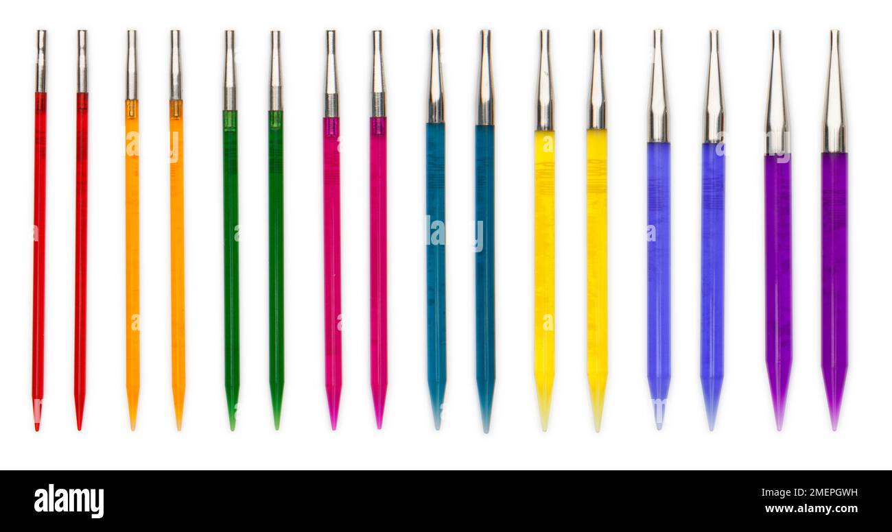 Interchangeable knitting needle hires stock photography and images Alamy