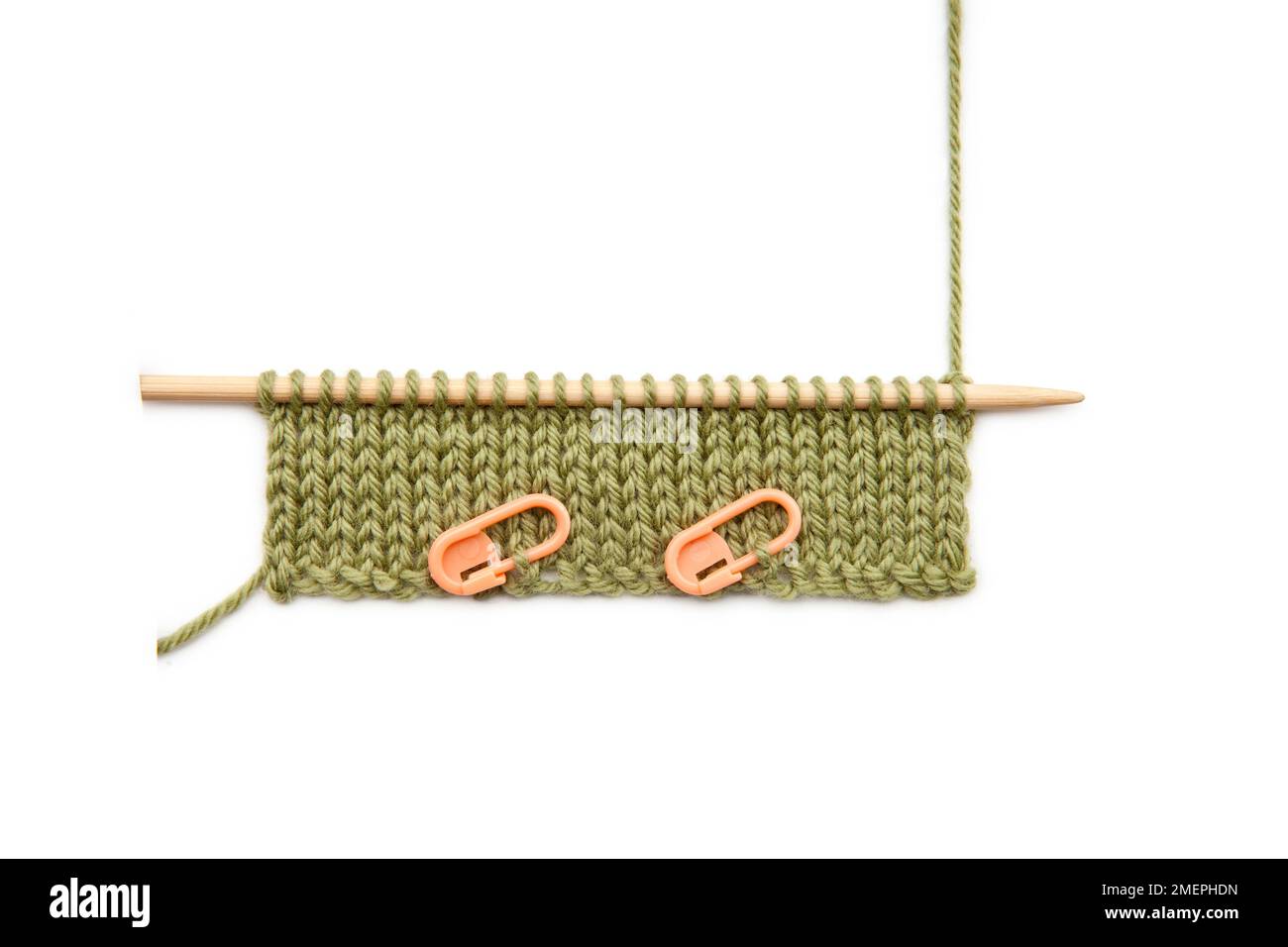 Example of cutting into knitting using steek technique Stock Photo Alamy