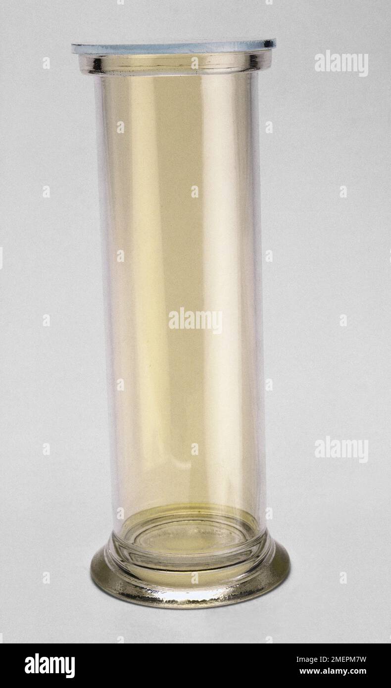 Chlorine in test tube Stock Photo