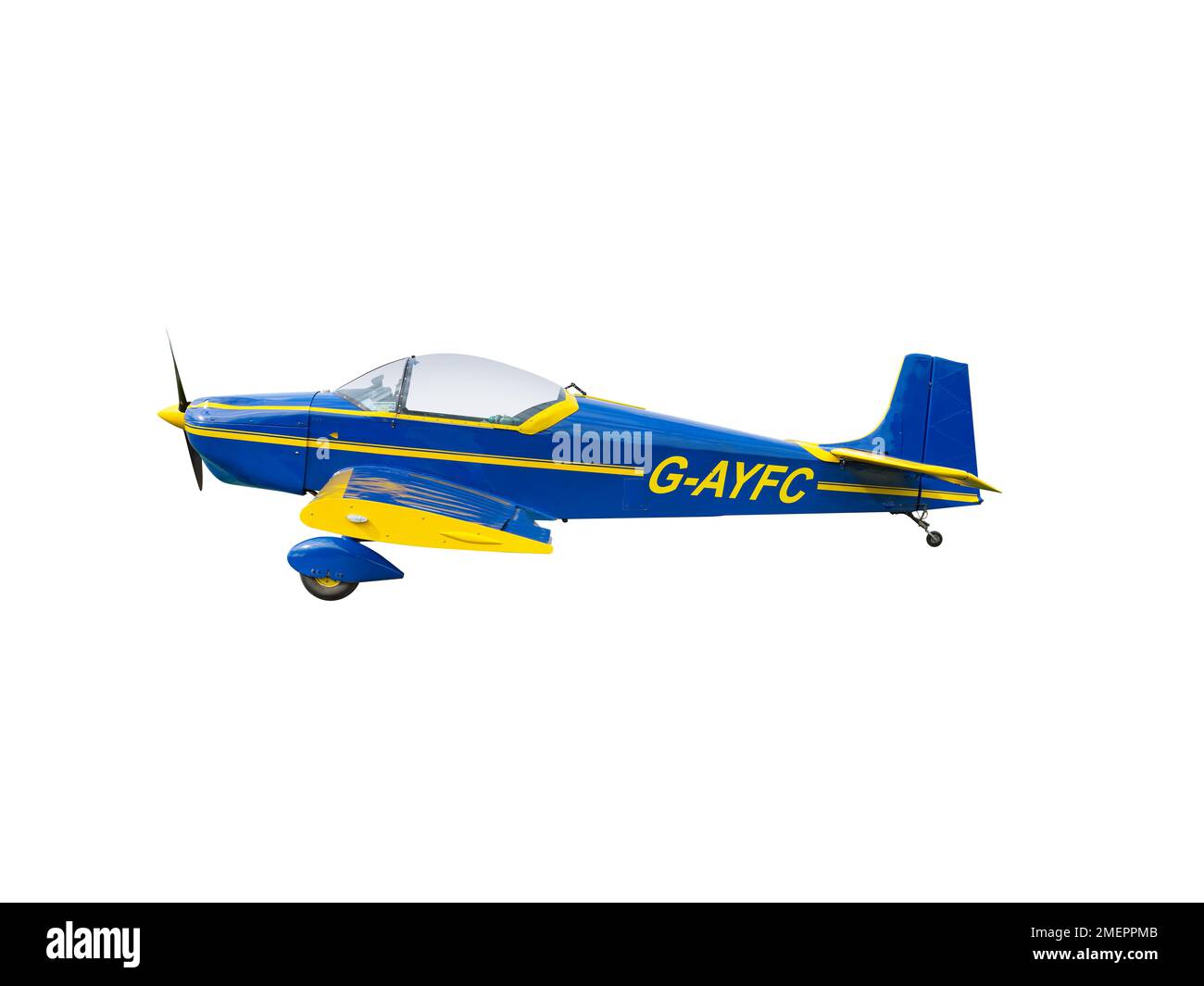 Druine D.62B Rollason variant Condor light aircraft, side view Stock