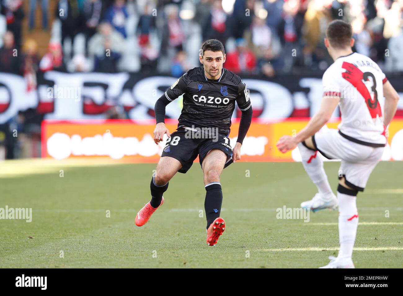 Andre Martin (Sociedad), JANUARY 21, 2023 - Football / Soccer : Spanish 'La Liga Santander' match between Rayo Vallecano 0-2 Real Sociedad at the Estadio de Vallecas in Madrid, Spain. (Photo by Mutsu Kawamori/AFLO) Stock Photo