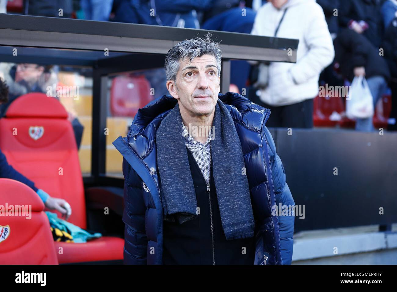 Imanol Alguacil (Sociedad), JANUARY 21, 2023 - Football / Soccer : Spanish 'La Liga Santander' match between Rayo Vallecano 0-2 Real Sociedad at the Estadio de Vallecas in Madrid, Spain. (Photo by Mutsu Kawamori/AFLO) Stock Photo