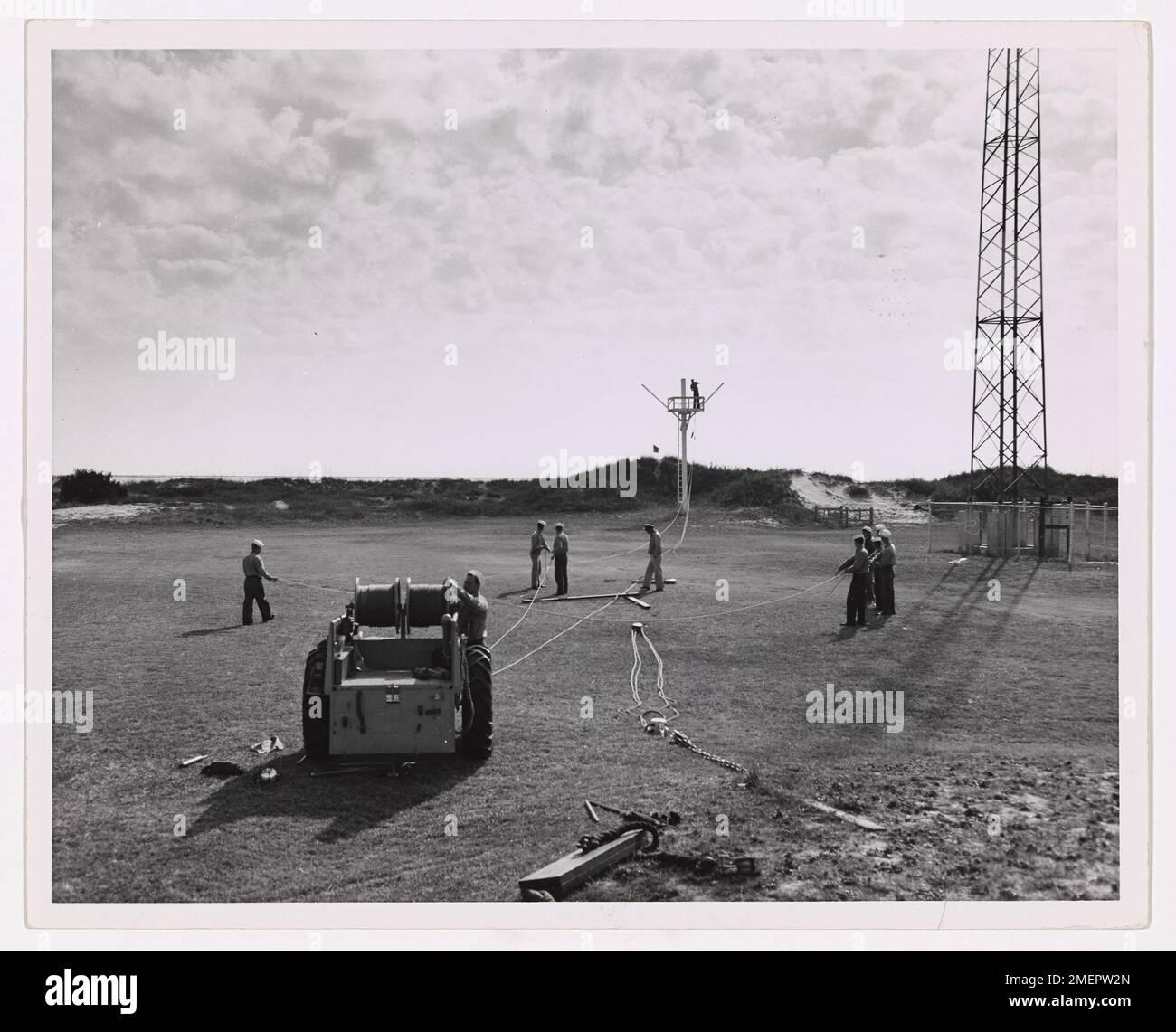 At Sullivans Island Lifeboat Station, South Carolina, a Coast Guard ...