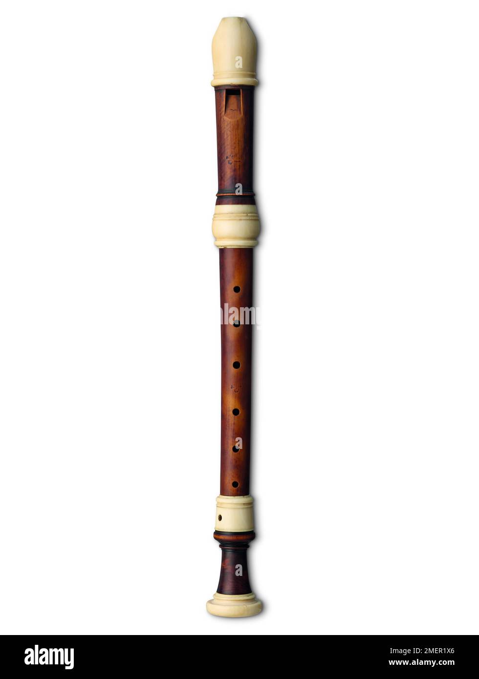 Bressan alto recorder, made by Pierre Jaillard, 1720 Stock Photo