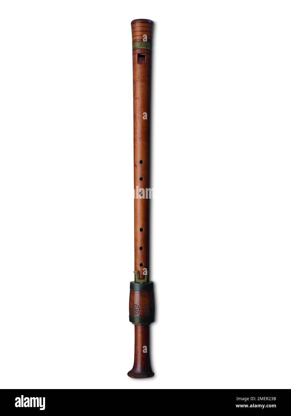 Renaissance basset recorder, probably from Italy, 16th century Stock Photo
