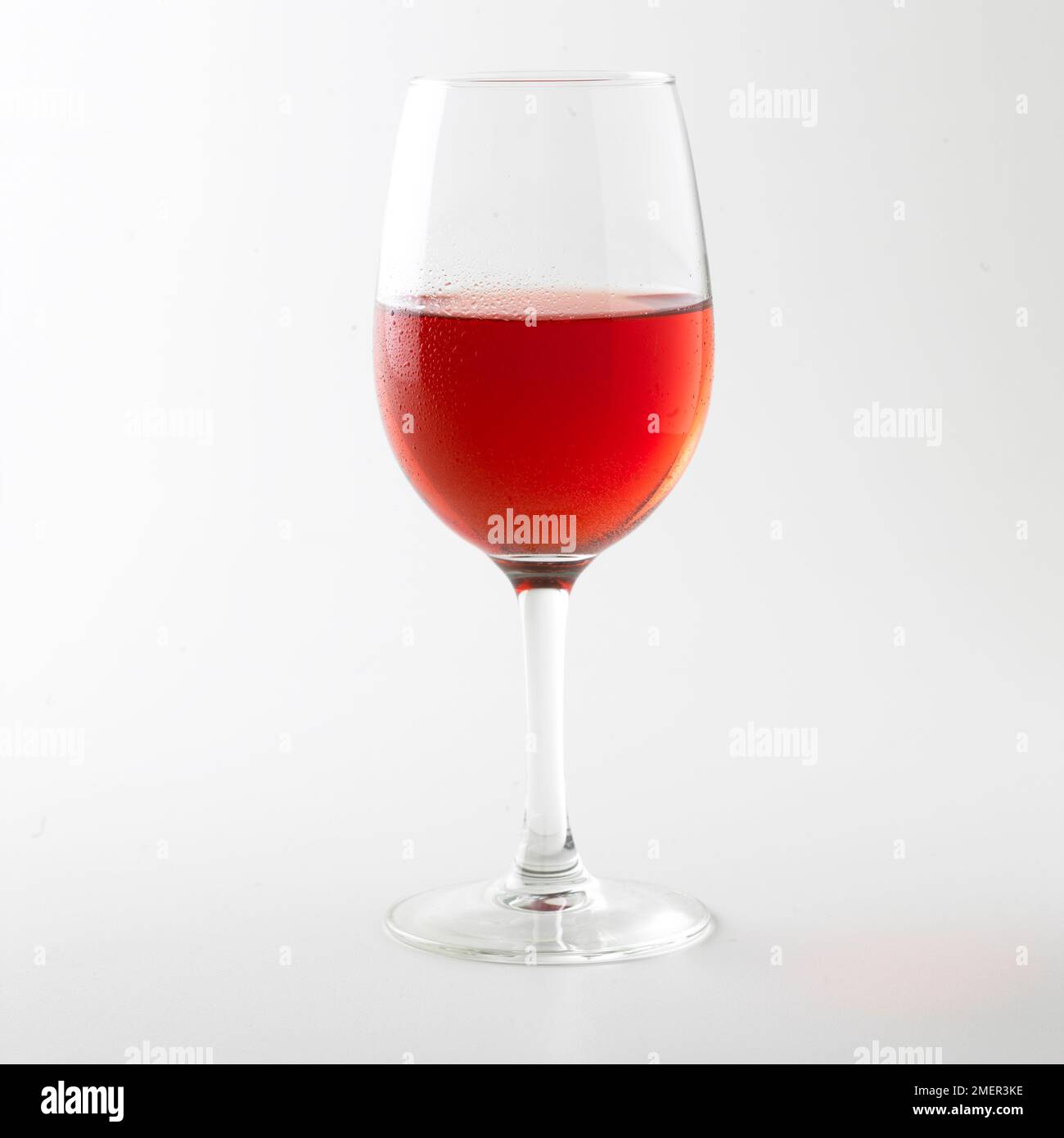 Glass of rose wine Stock Photo Alamy