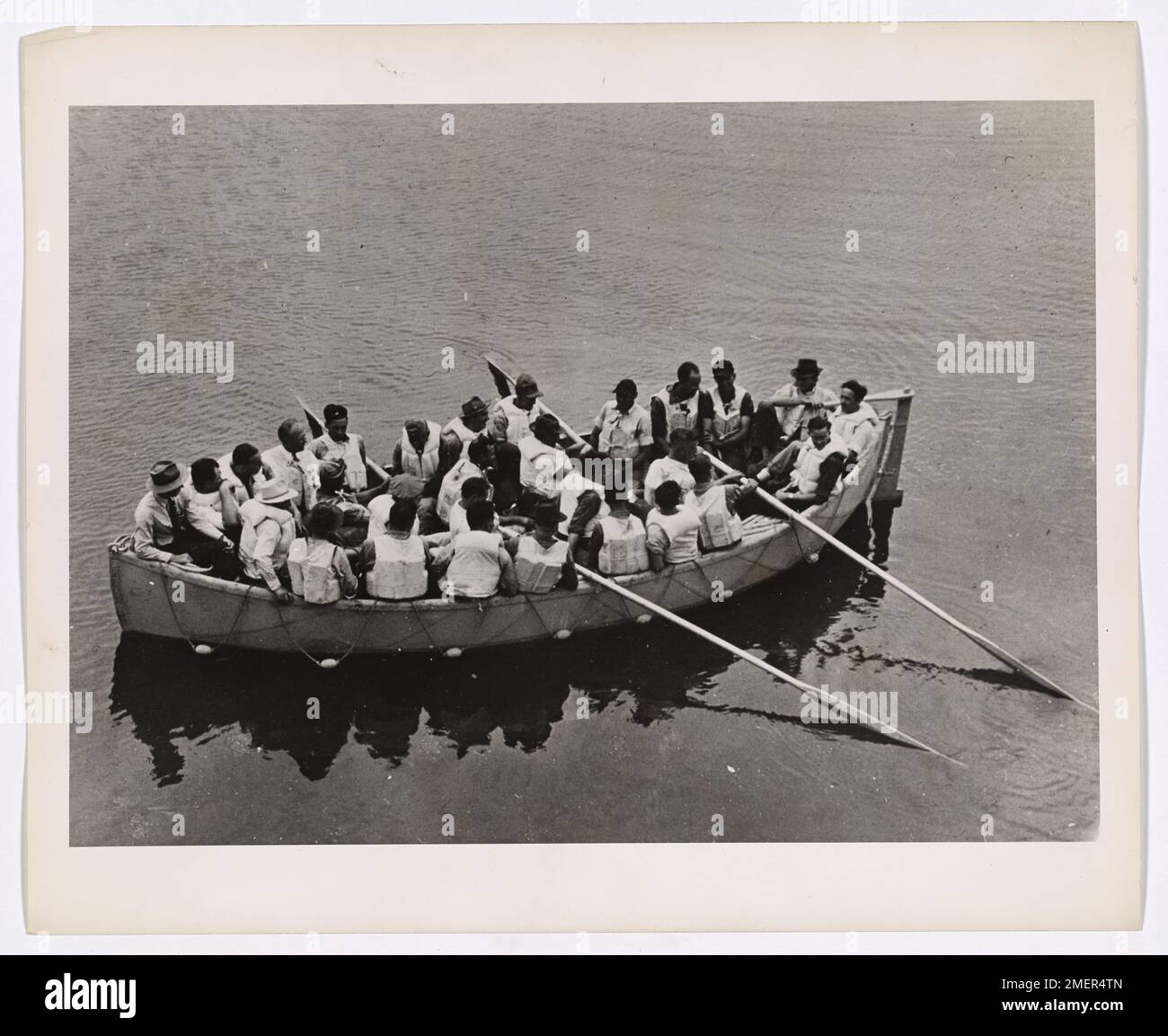 Testing a Lifeboat. Merchant Marine Inspection Division of the U.S