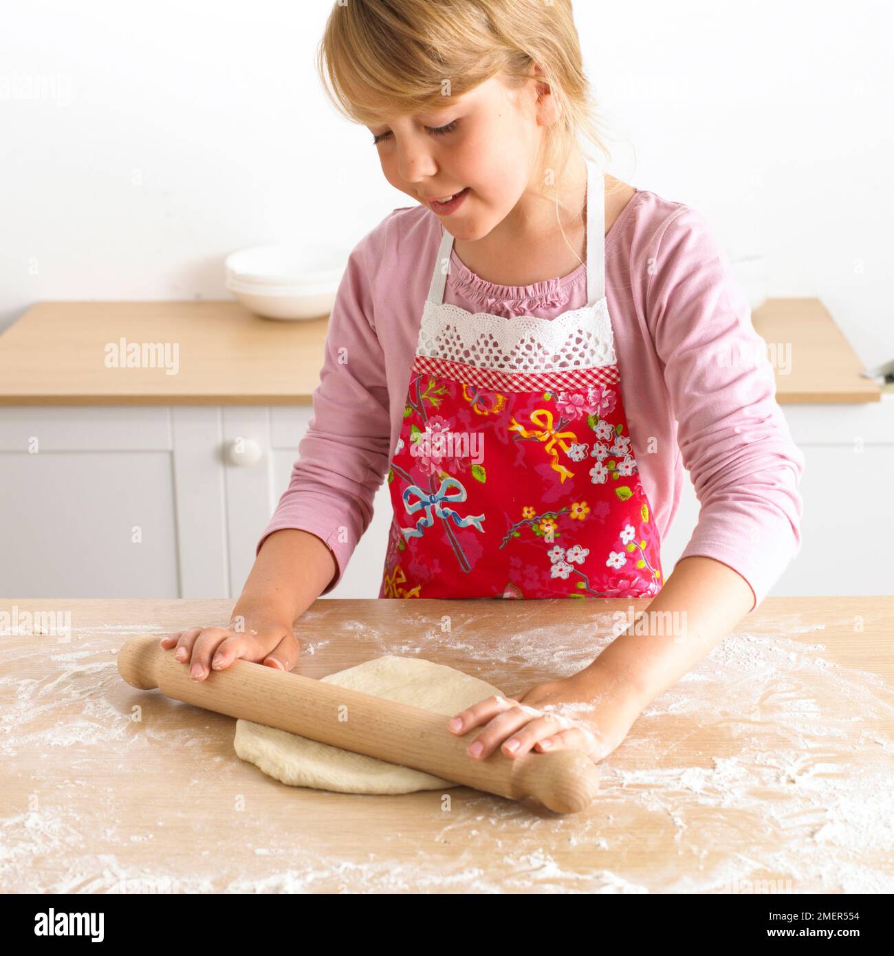 Rolling Out Pizza Dough Hi res Stock Photography And Images Alamy